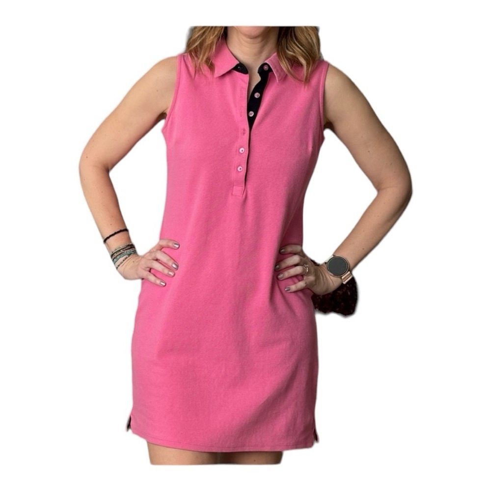 TALBOTS Pink Athleisure Golf Tennis Casual Spring Summer Dress Sleeveless Size M